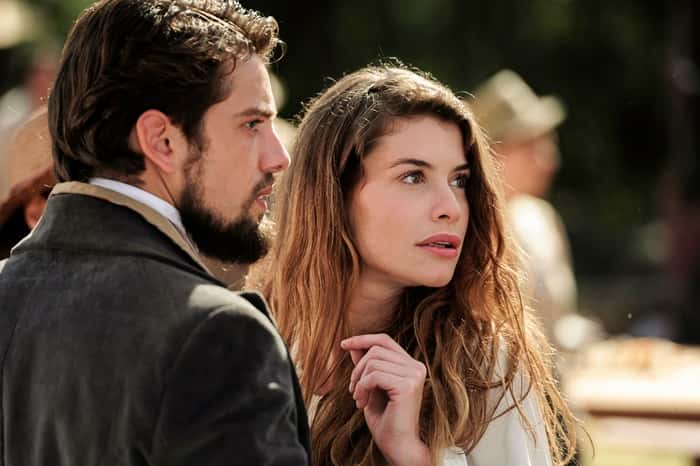 Felipe (Rafael Cardoso) e Lívia (Alinne Moraes) (Foto: Divulgação/TV Globo)