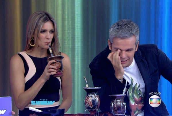 Fernanda Lima foi a convidada de hoje (Foto: Reprodução)
