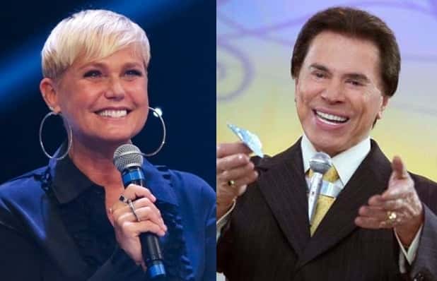 Xuxa e Silvio Santos em encontro histórico (Foto: Montagem/TV Foco)