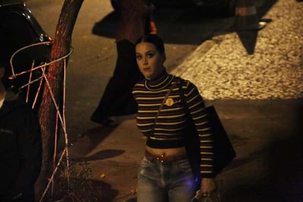 Katy Perry caminha pelas ruas do Jardim Botânico após se apresentar no Rock in Rio 2015 (Foto: Caio Novaes Lins)