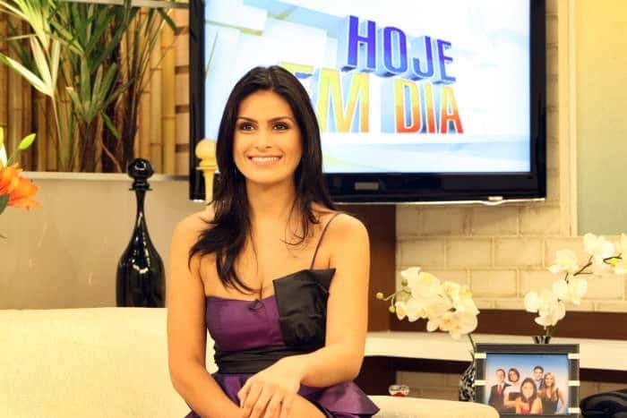Natália Guimarães no "Hoje em Dia" (Foto: Jornal Hoje em Dia - MG)