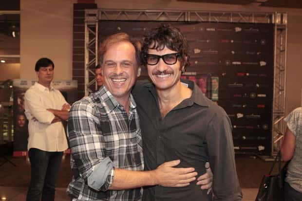 Guilherme Fontes e Gabriel Braga Nunes (Foto: Isac Luz / EGO)