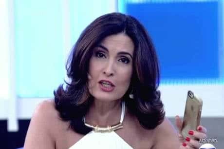 Celular tocou durante programa (Foto: Reprodução)