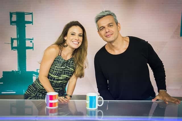 Maíra Charken e Otaviano Costa (Foto: Globo/João Miguel Júnior)