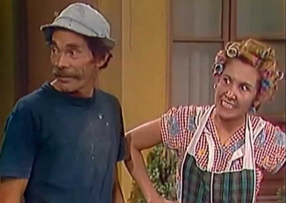 Ramón e Florinda em cena de "Chaves".(Foto: Reprodução)