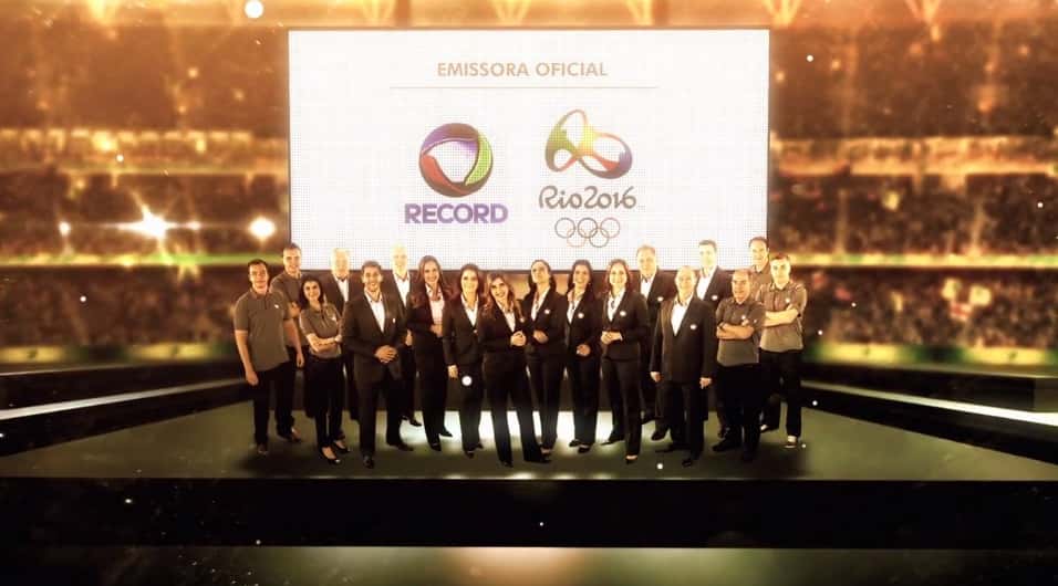 Record inicia divulgação do Rio 2016 (Foto: Reprodução/ Record)