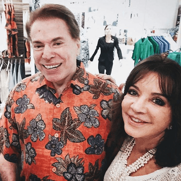 Silvio Santos e Irísi Abravanel (Foto divulgação)