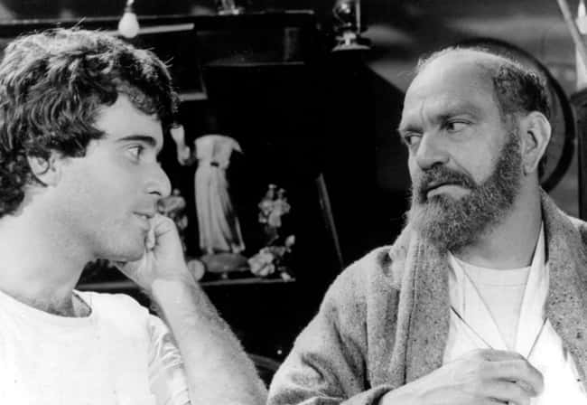Tony Ramos e Lima Duarte em "Pai Herói". (Foto: Divulgação/Globo)