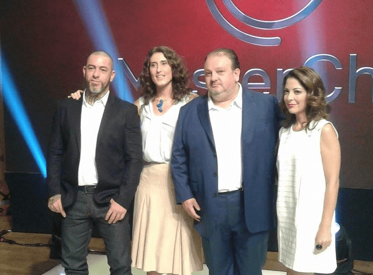 Ana Paula Padrão e jurados do "MasterChef" (Foto divulgação: TV FOCO)