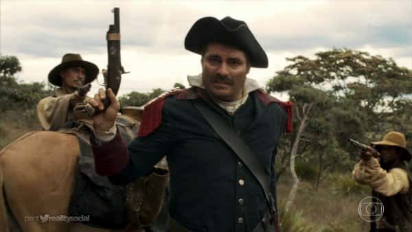Tiradentes (Thiago Lacerda) em cena de "Liberdade, Liberdade" (Foto: Reprodução/Globo)