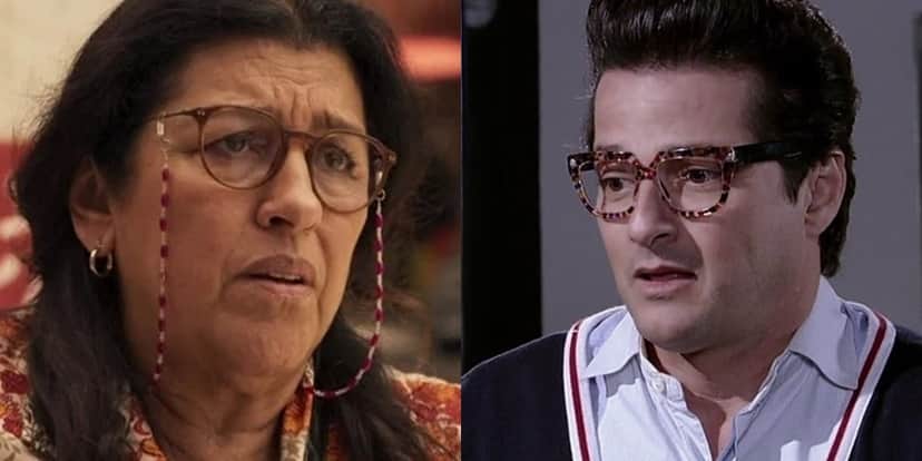 Regina Casé (Lurdes) em Amor de Mãe e Marcelo Serrado (Crô) em Fina Estampa; Globo pode fazer mudança histórica no horário das nove (Foto: Reprodução/Globo) Regina Casé (Lurdes) em Amor de Mãe e Marcelo Serrado (Crô) em Fina Estampa; Globo pode fazer mudança histórica no horário das nove (Foto: Reprodução/Globo)