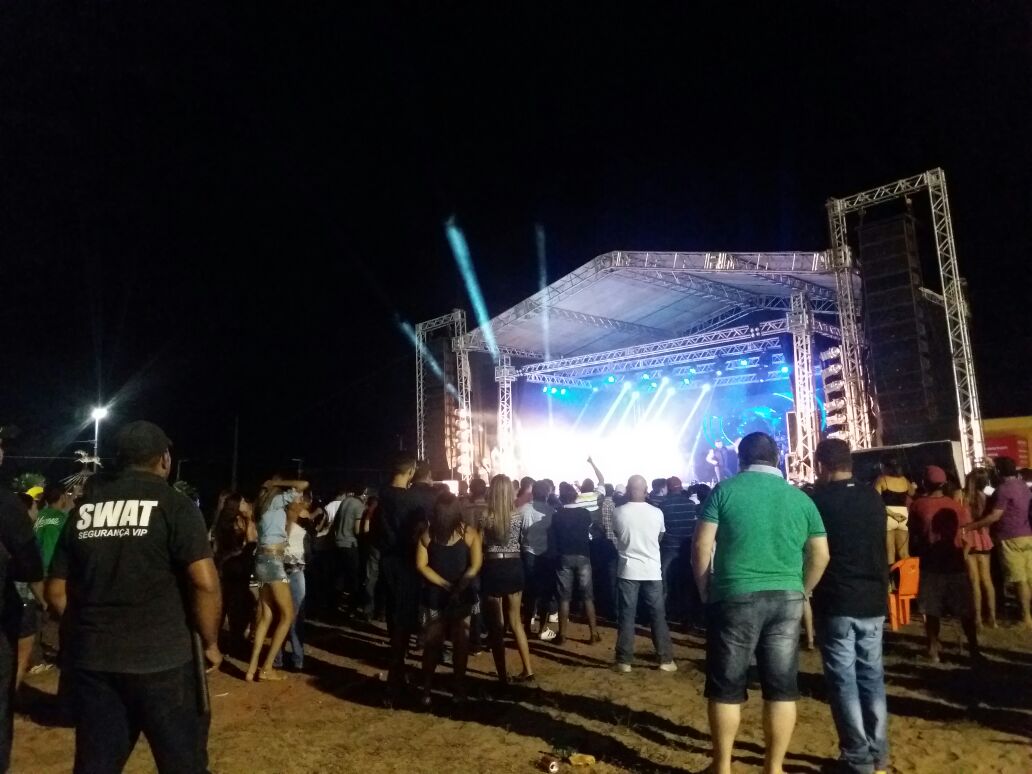 Show de Joelma no Maranhão fica vazio (Foto reprodução) 