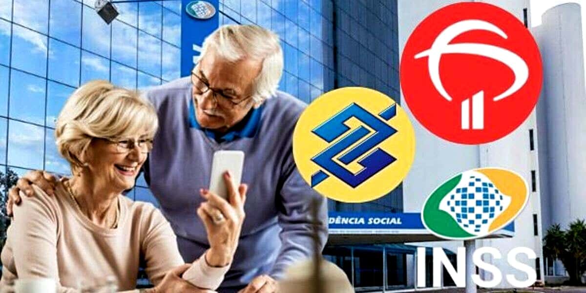 INSS se junta ao Bradesco, Banco do Brasil e mais para oferecer benefício espetacular a aposentados (Foto Reprodução/Montagem/Tv Foco)