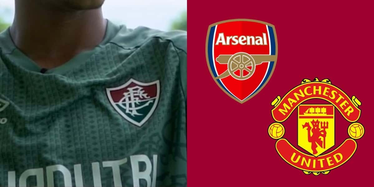 Arsenal e Manchester United querem cria do Fluminense (Foto - Reprodução Internet)