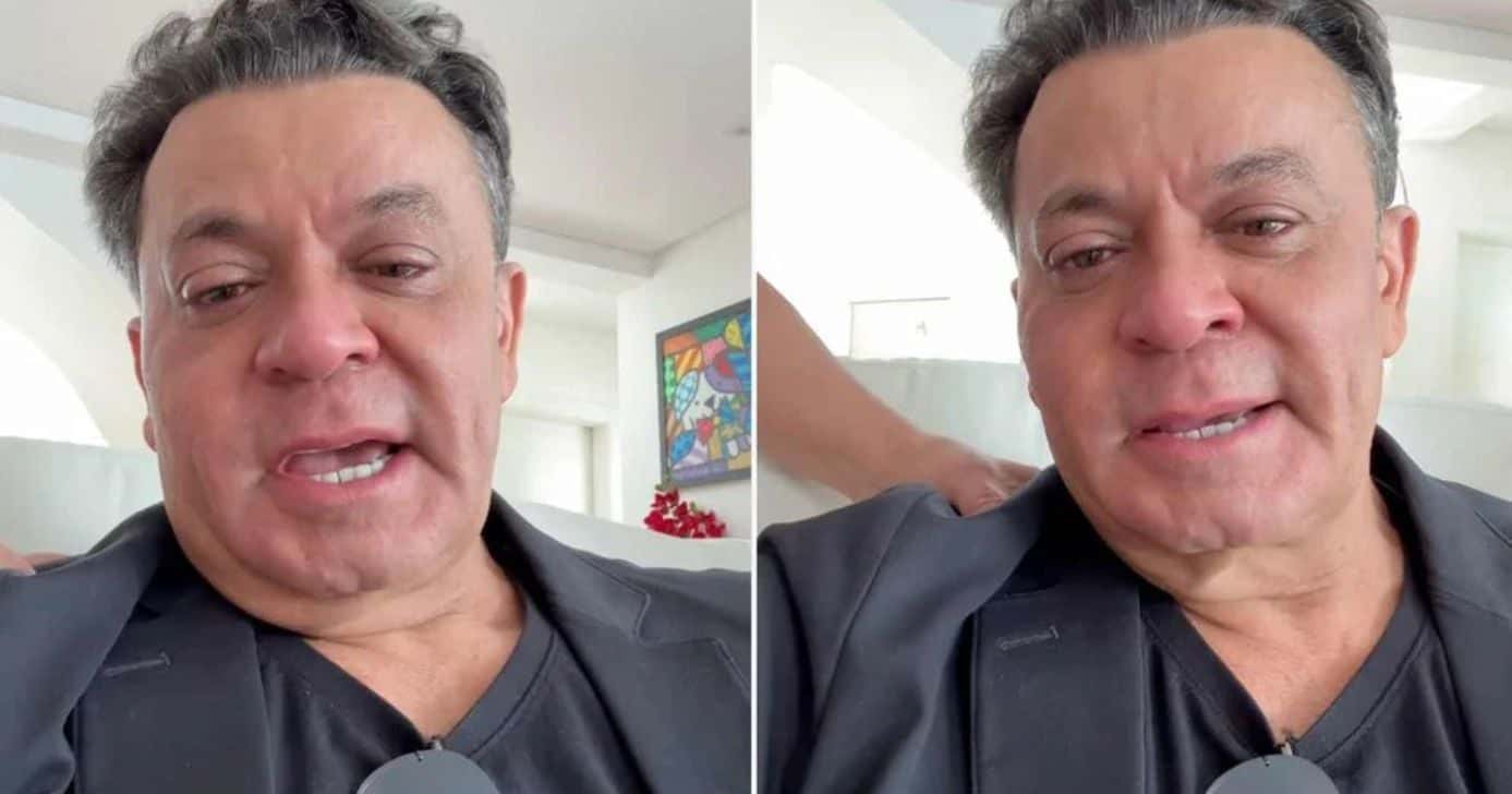 Frank Aguiar surgiu aos prantos ao confirmar morte (Foto: Reprodução/ Instagram)