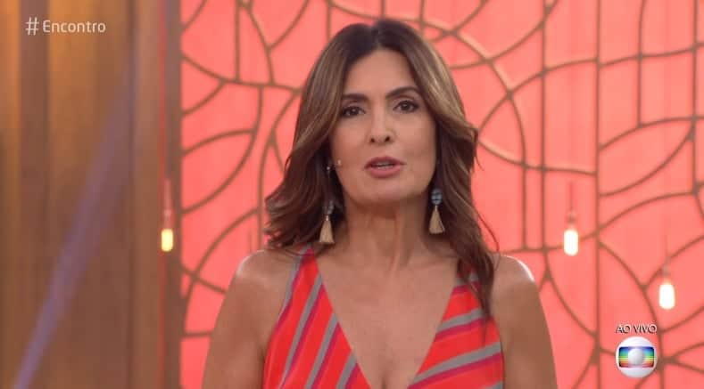 Fátima Bernardes no Encontro (Foto: Reprodução/Globo) Fátima Bernardes no Encontro (Foto: Reprodução/Globo)