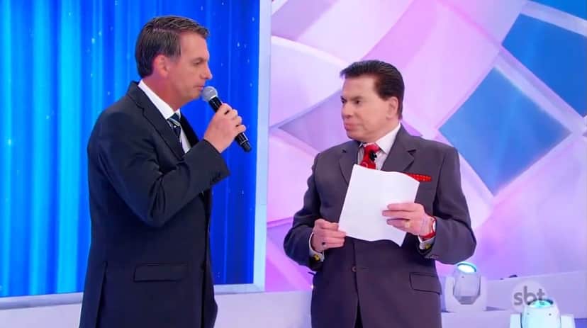O presidente Jair Bolsonaro ao lado de Silvio Santos (Foto: Reprodução/SBT) O presidente Jair Bolsonaro ao lado de Silvio Santos (Foto: Reprodução/SBT)